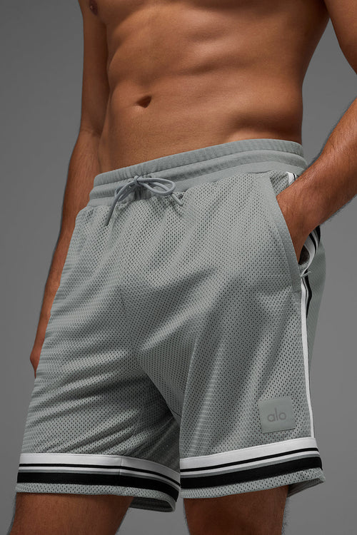 7" Key Mesh Basketball Short - Lunar Grey